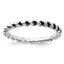 Sterling Silver Stackable Expressions Antiqued Ring