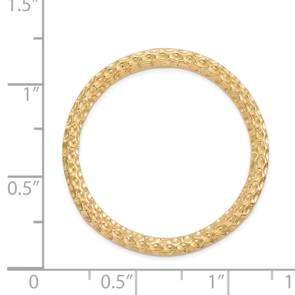 Sterling Silver Stackable Expressions Gold-tone Large Chain Slide