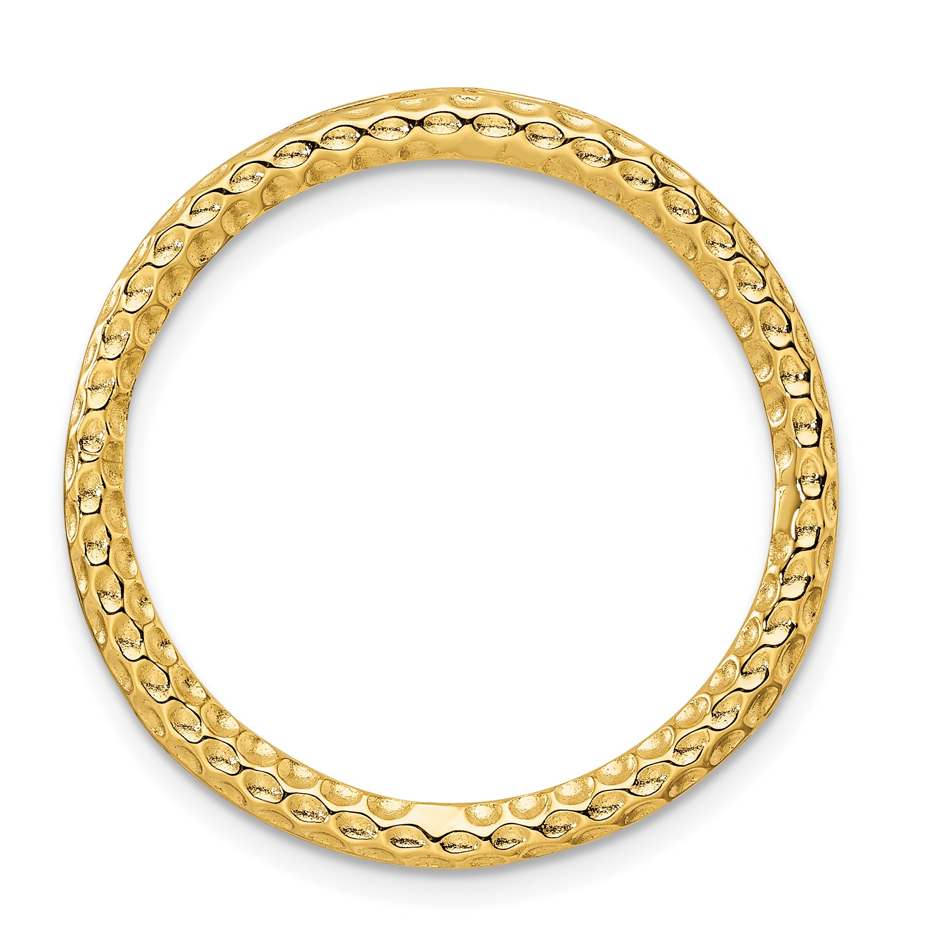Sterling Silver Stackable Expressions Gold-tone Large Chain Slide Main image
