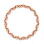 Sterling Silver Stackable Expressions Rose-tone Large Polished Chain Slide