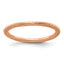 Sterling Silver Stackable Expressions Pink-plated Step-down Ring