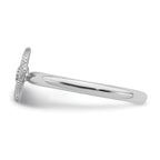Sterling Silver Stackable Expressions Blue Topaz Starfish Ring