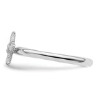 Sterling Silver Stackable Expressions Citrine Starfish Ring