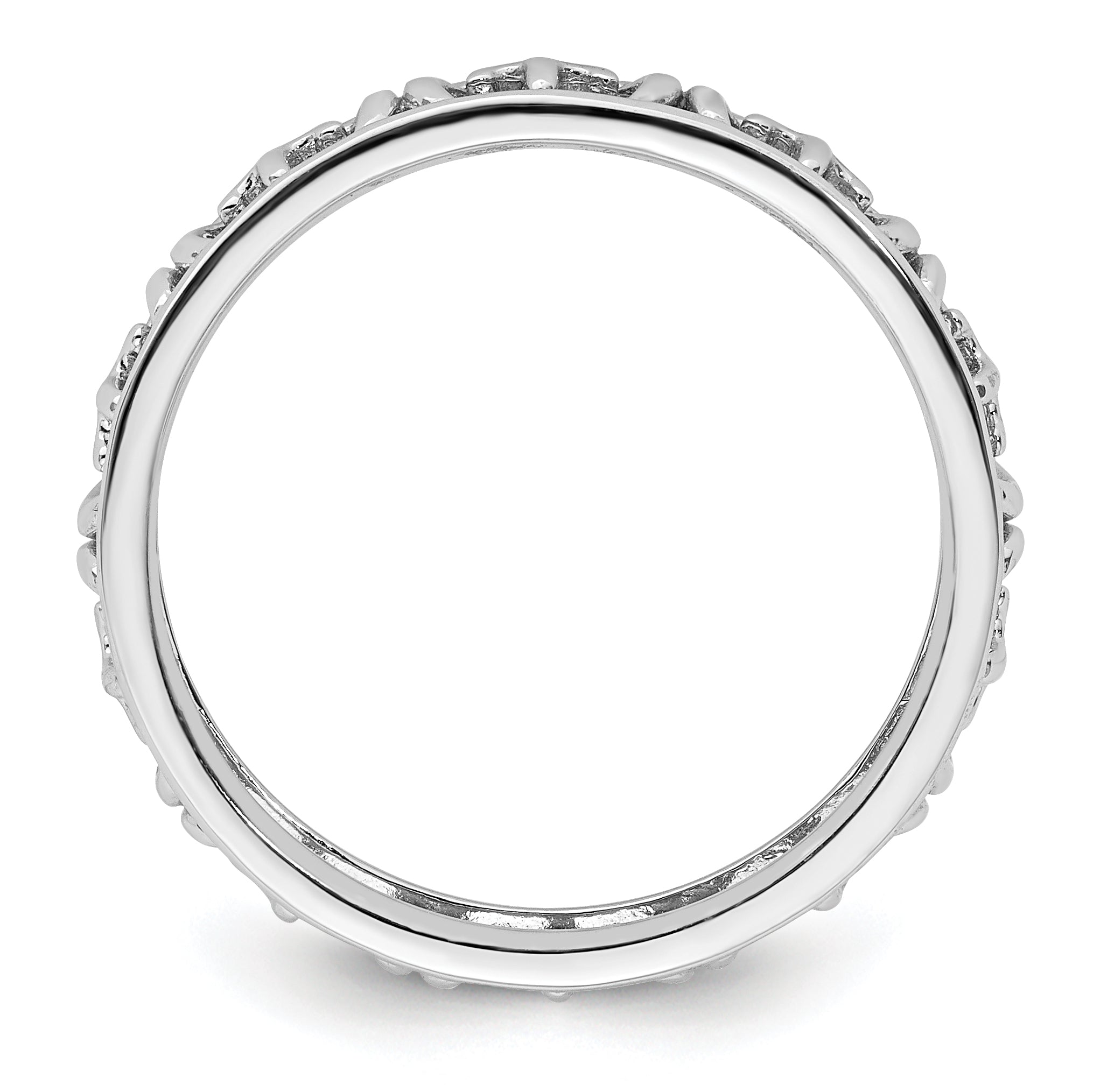 Sterling Silver Stackable Expressions Aries Zodiac Ring Secondary image
