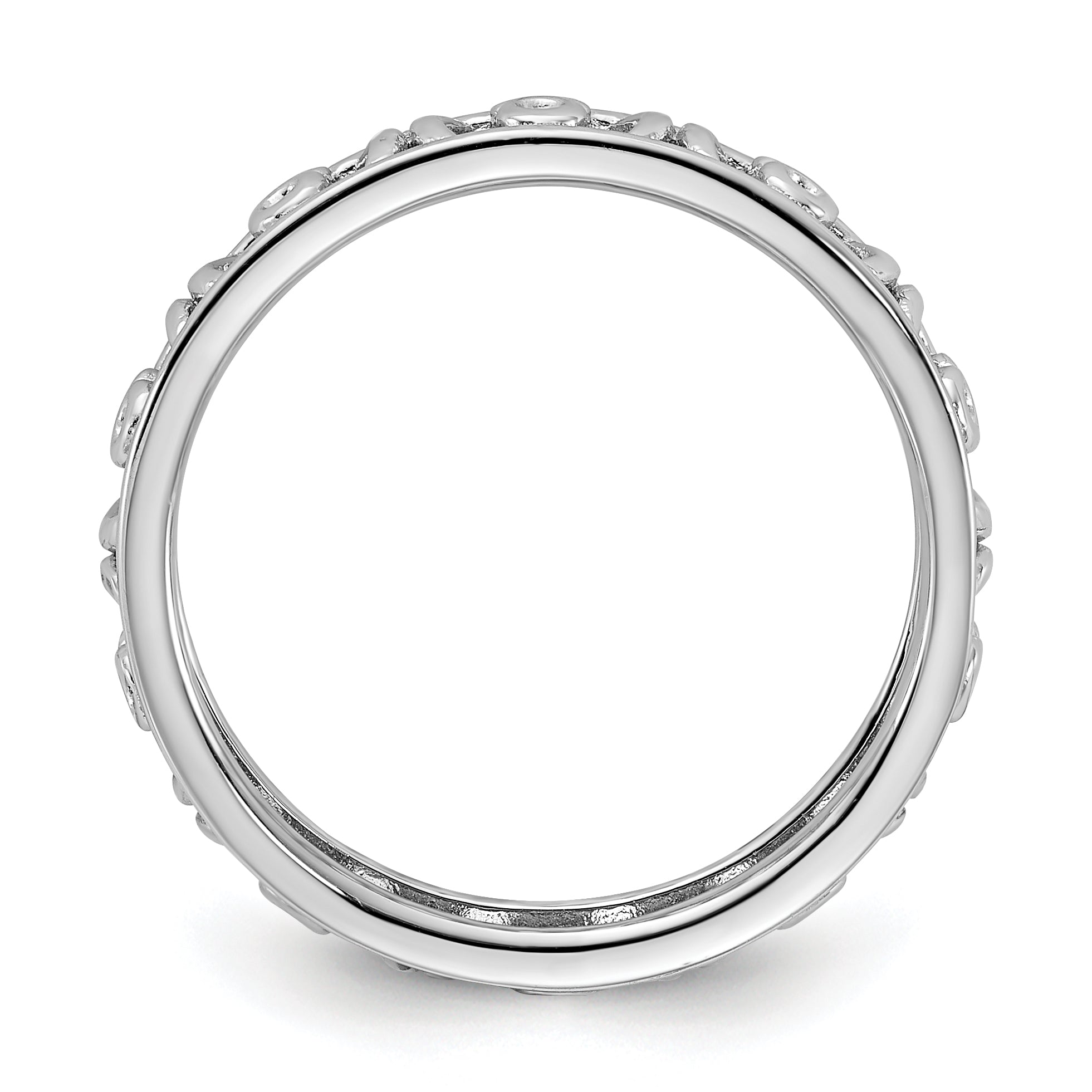 Sterling Silver Stackable Expressions Taurus Zodiac Ring Secondary image