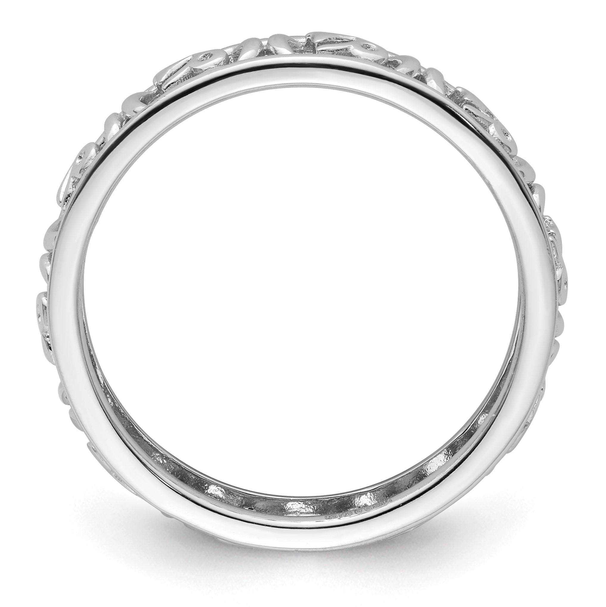 Sterling Silver Stackable Expressions Capricorn Zodiac Ring Secondary image
