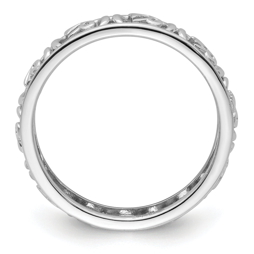 Sterling Silver Stackable Expressions Capricorn Zodiac Ring