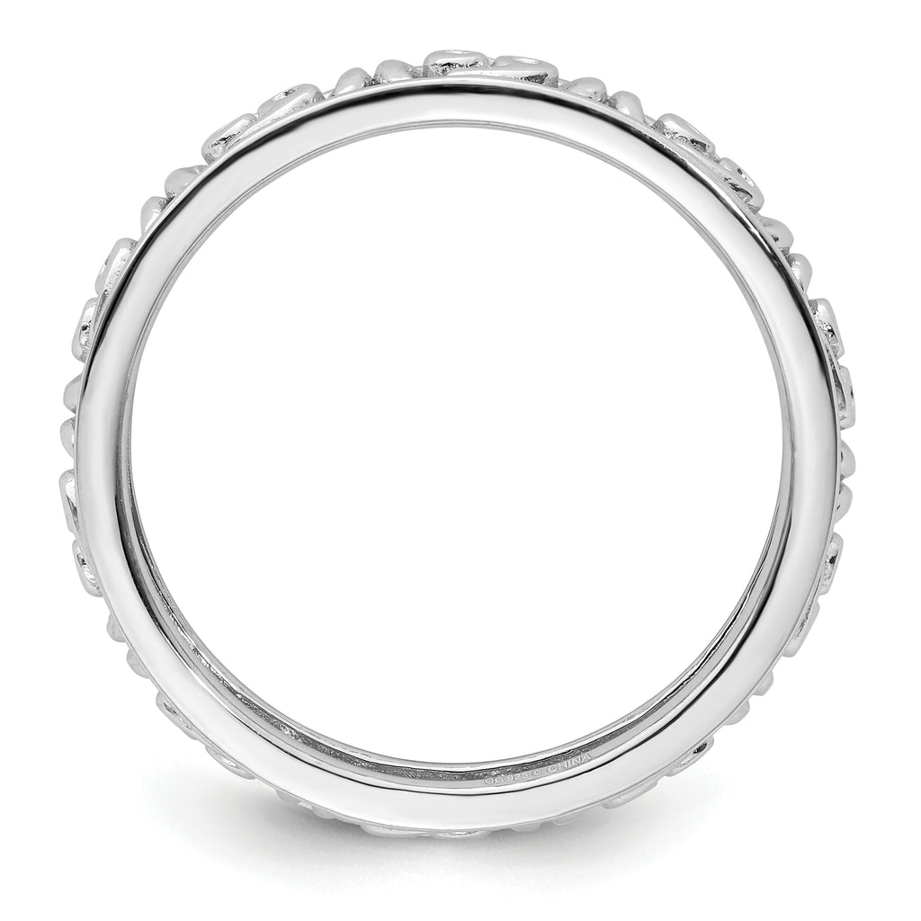 Sterling Silver Stackable Expressions Cancer Zodiac Ring