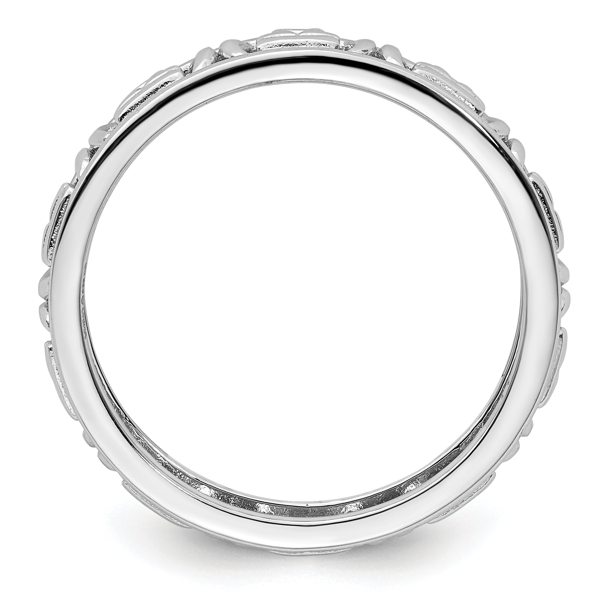 Sterling Silver Stackable Expressions Libra Zodiac Ring Secondary image