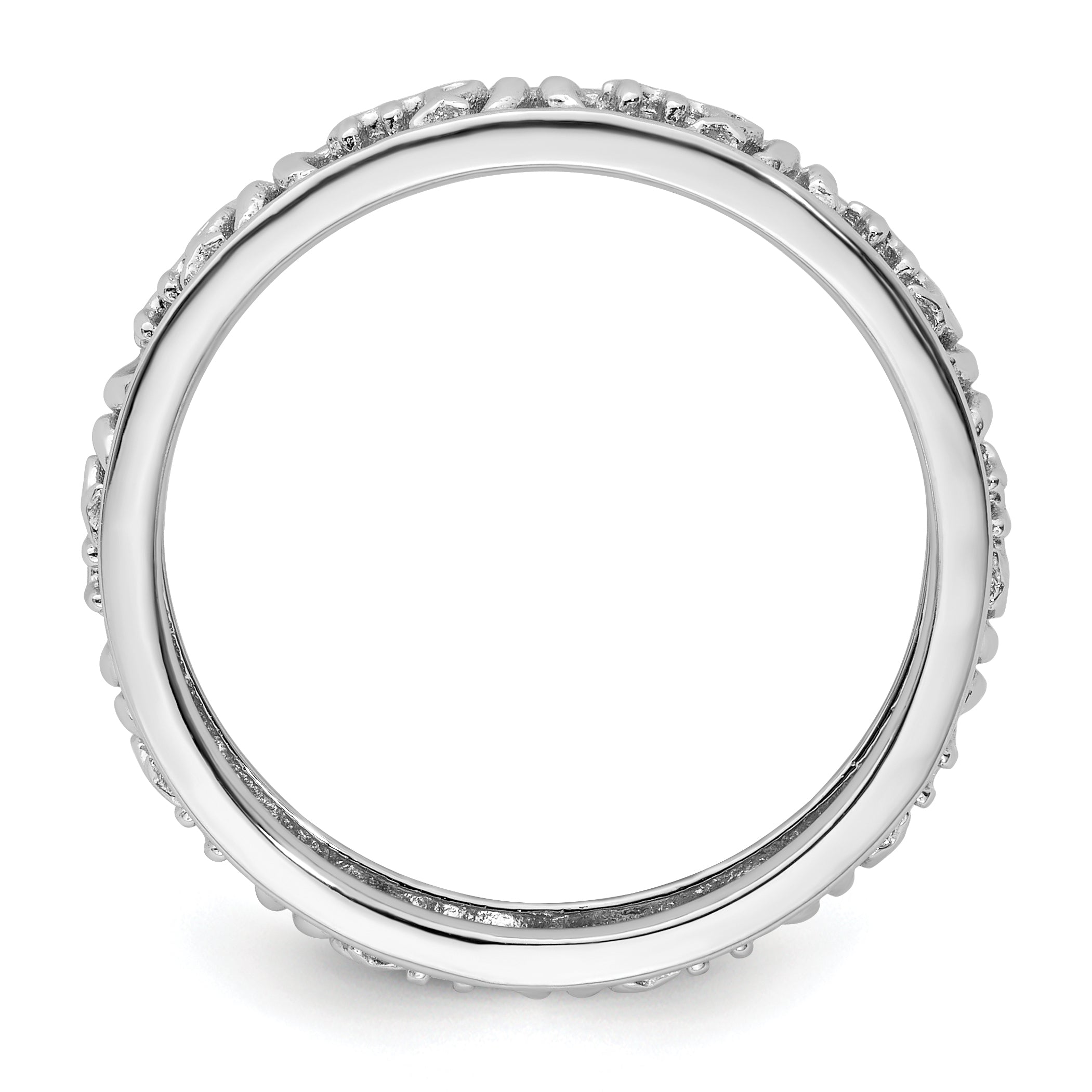Sterling Silver Stackable Expressions Virgo Zodiac Ring