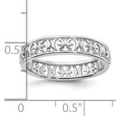 Sterling Silver Stackable Expressions Pisces Zodiac Ring