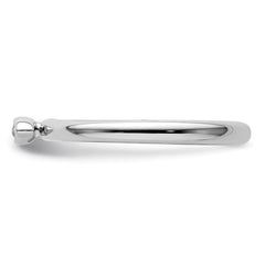Sterling Silver Stackable Expressions White Topaz Ring