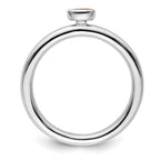 Sterling Silver Stackable Expressions Citrine Ring