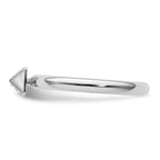 Sterling Silver Stackable Expressions Diamond Ring