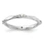 Sterling Silver Stackable Expressions Rhodium-plated White Topaz Ring