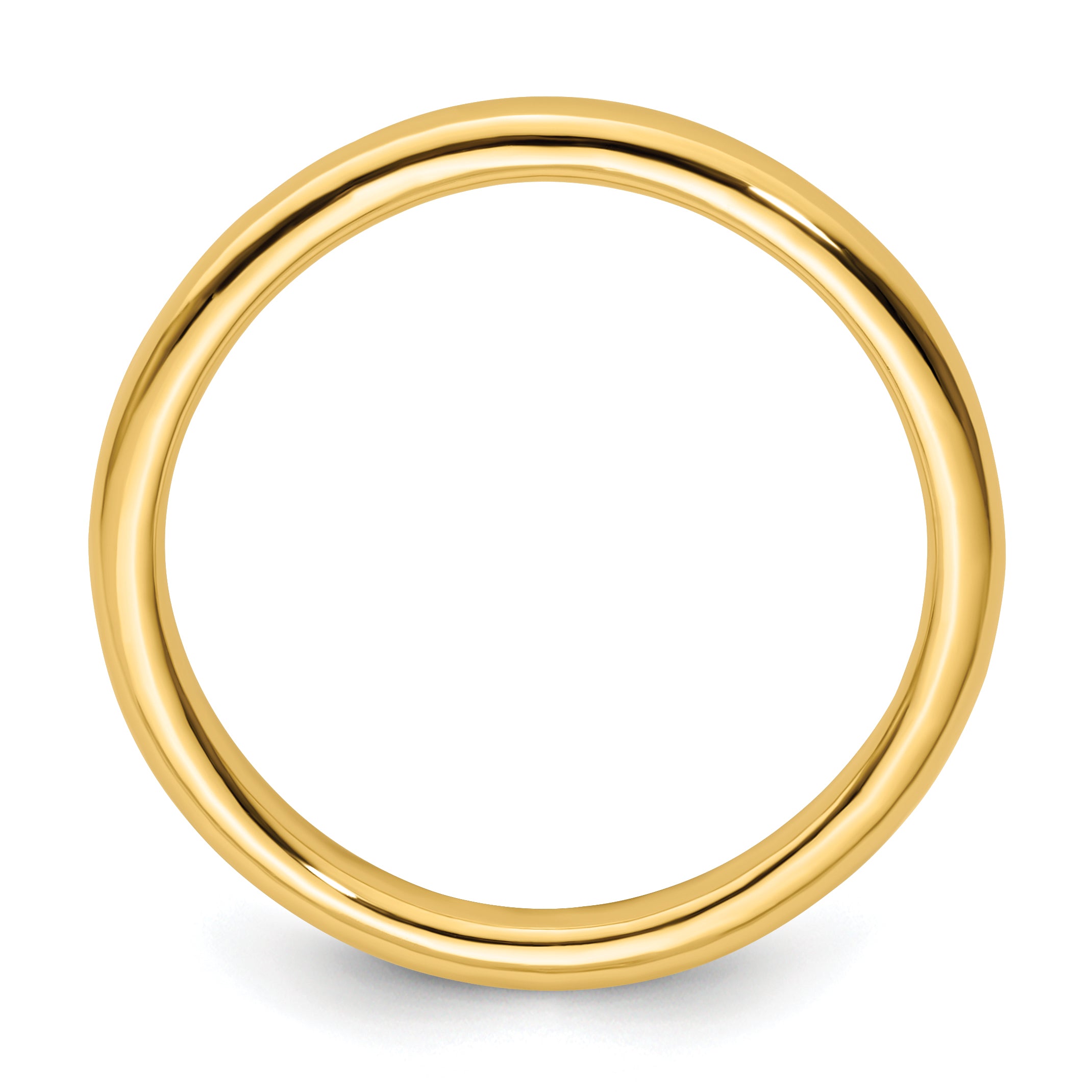 Sterling Silver Stackable Expressions Gold-plated Polished Ring Secondary image