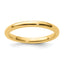 Sterling Silver Stackable Expressions Gold-plated Polished Ring