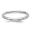 Sterling Silver Stackable Expressions Rhodium-Plated Polished Ring