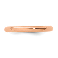 Sterling Silver Stackable Expressions Pink-plated Polished Ring