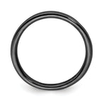 Sterling Silver Stackable Expressions Black-plated Polished Ring