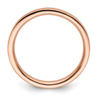 Sterling Silver Stackable Expressions Pink-plated Polished Ring