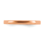 Sterling Silver Stackable Expressions Pink-plated Polished Ring
