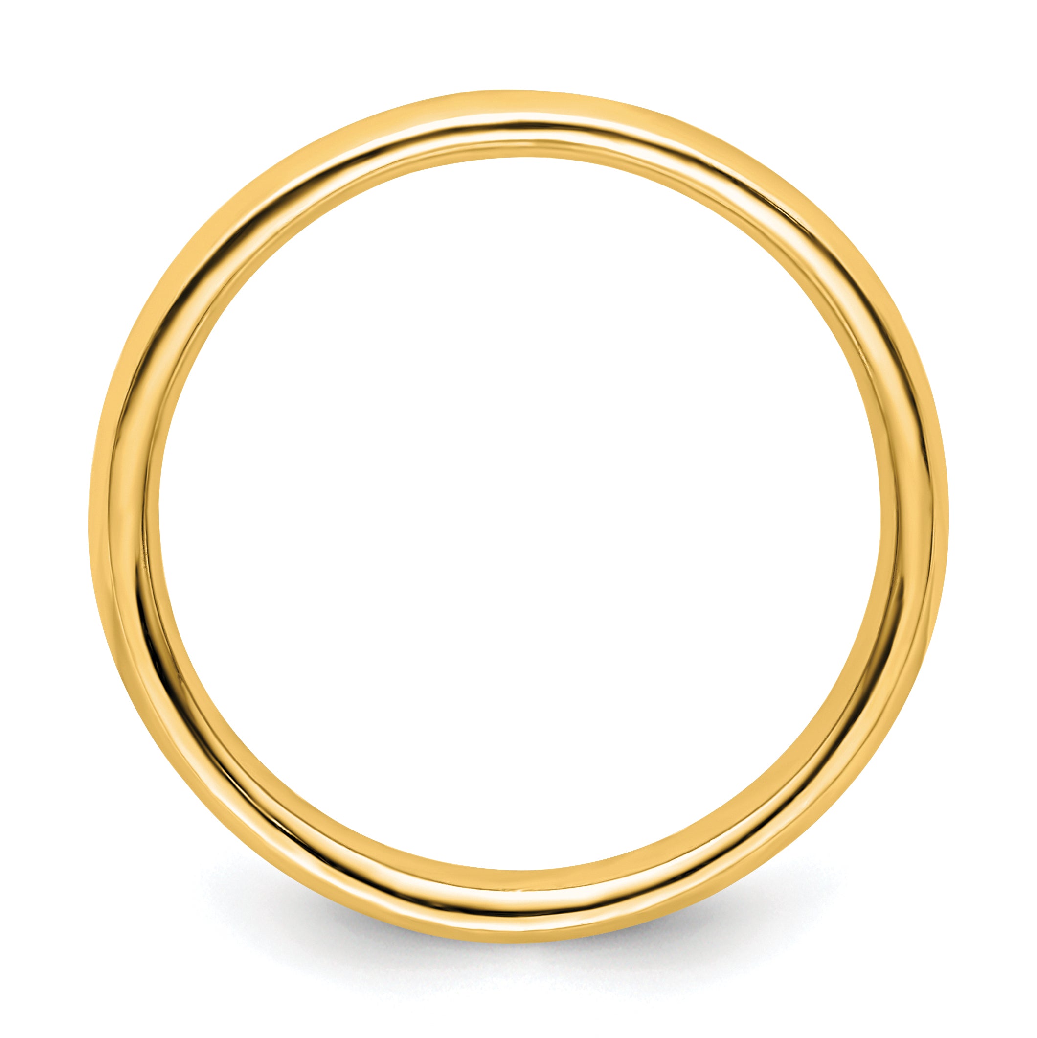 Sterling Silver Stackable Expressions Gold-plated Polished Ring Secondary image