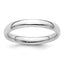 Sterling Silver Stackable Expressions Rhodium Polished Ring