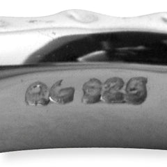 Sterling Silver Stackable Expressions Rhodium Ring