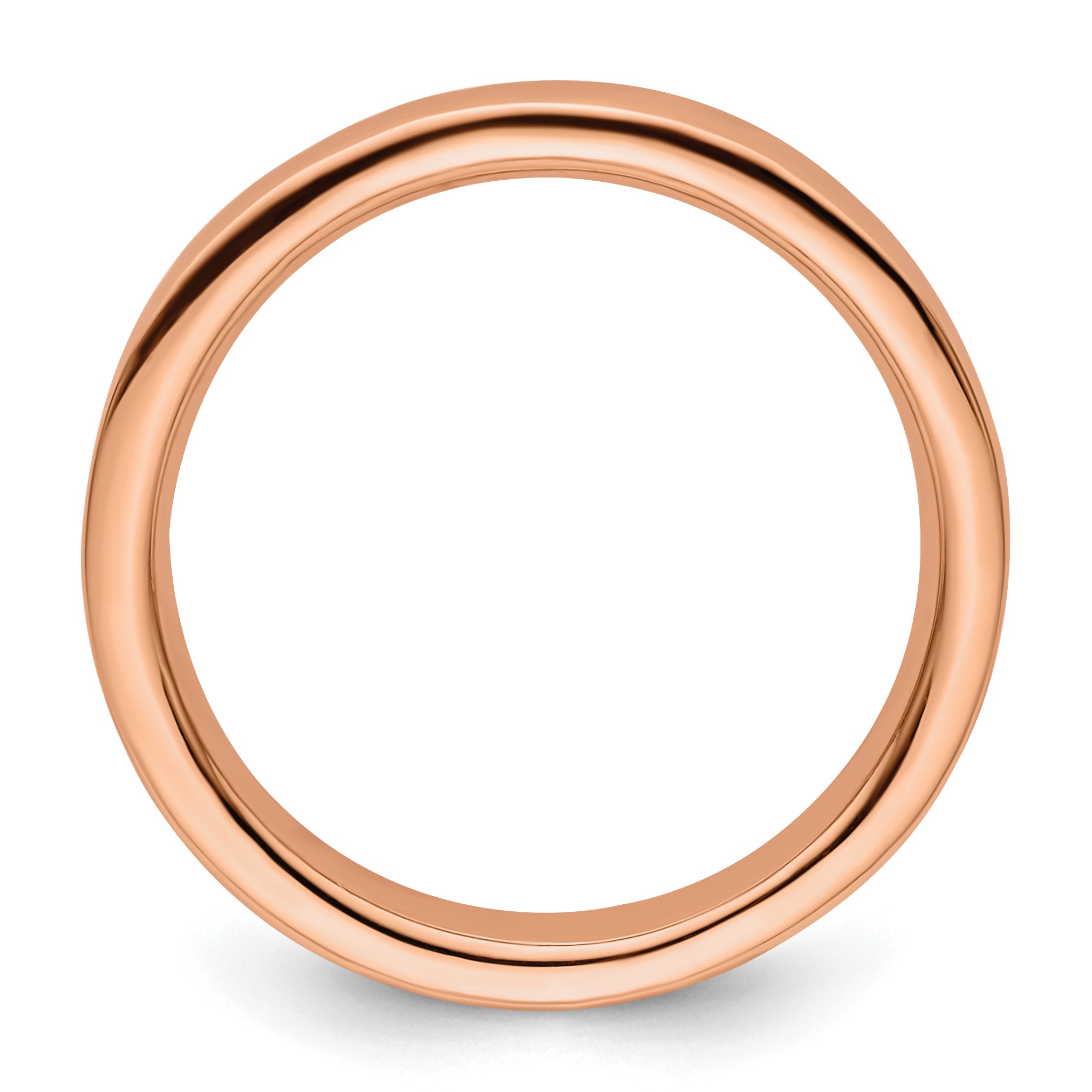 Sterling Silver Stackable Expressions Pink-plated Ring Secondary image