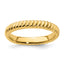 Sterling Silver Stackable Expressions Gold-plated Ring