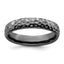 Sterling Silver Stackable Expressions Black-plated Ring