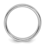 Sterling Silver Stackable Expressions Rhodium-Plated Polished Ring