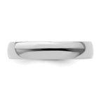Sterling Silver Stackable Expressions Rhodium-Plated Polished Ring