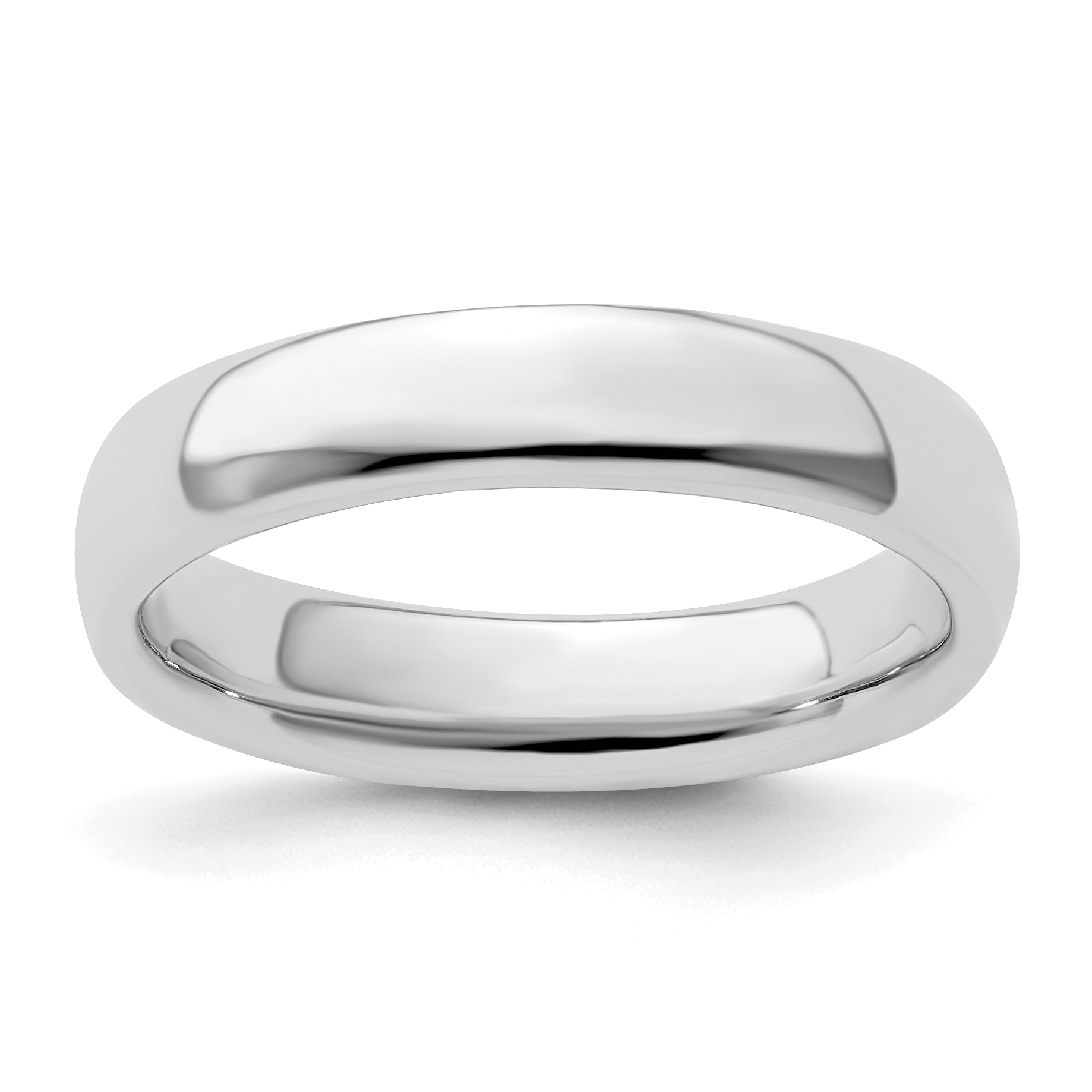 Sterling Silver Stackable Expressions Rhodium-Plated Polished Ring