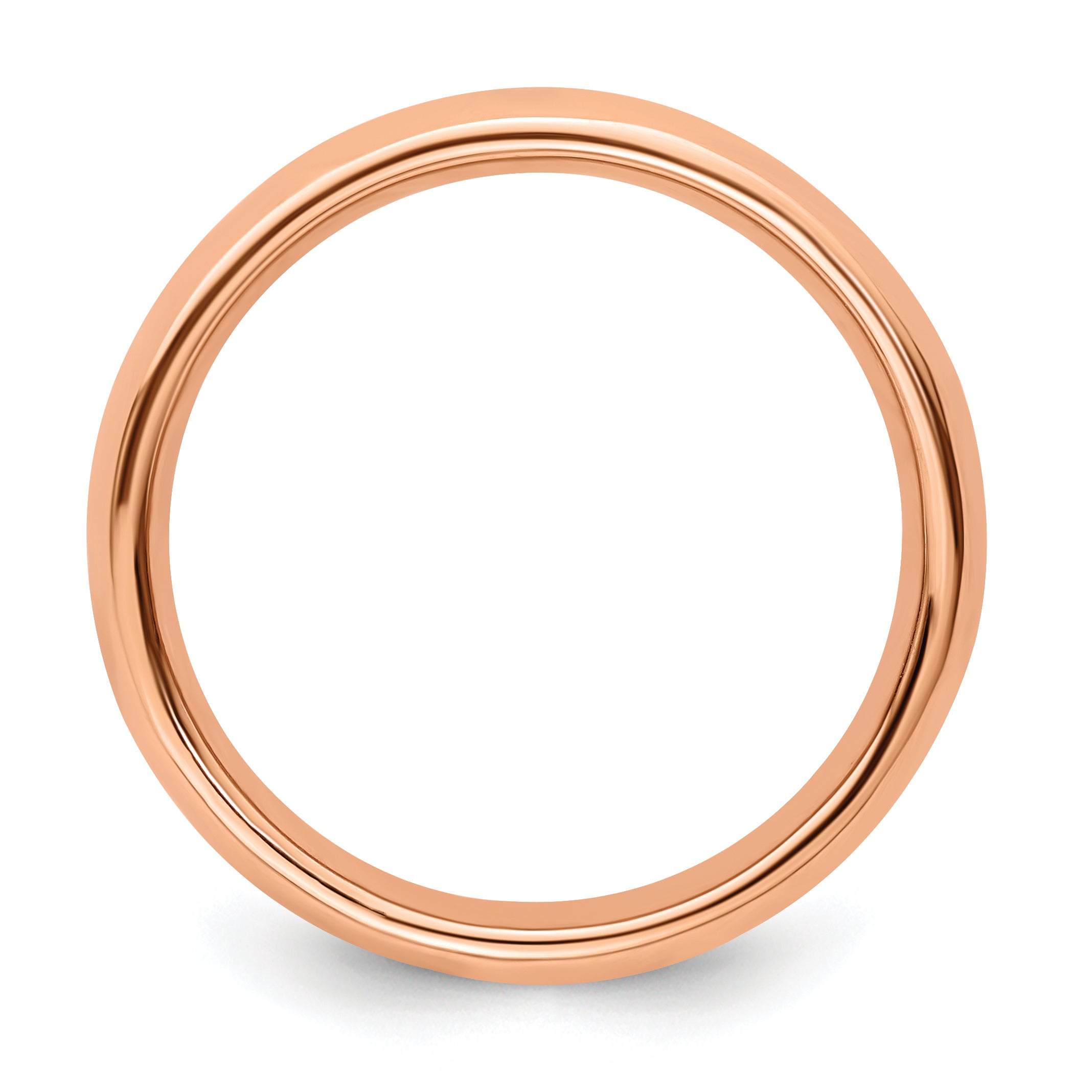 Sterling Silver Stackable Expressions Pink-plated Polished Ring Secondary image