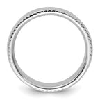 Sterling Silver Stackable Expressions Rhodium Ring