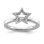 Sterling Silver Stackable Expressions Star Diamond Ring