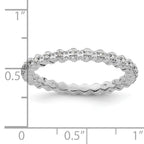 Sterling Silver Stackable Expressions Diamond Ring