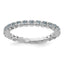 Sterling Silver Stackable Expressions Aquamarine Ring