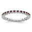 Sterling Silver Stackable Expressions Rhodolite Garnet Ring