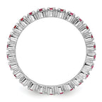 Sterling Silver Stackable Expressions Pink Tourmaline Ring