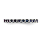 Sterling Silver Stackable Expressions Created Sapphire Ring