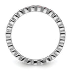 Sterling Silver Stackable Expressions Pink Tourmaline Ring