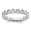 Sterling Silver Stackable Expressions White Topaz Ring