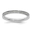 Sterling Silver Stackable Expressions & Diamonds Polished Ring