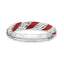 Sterling Silver Stackable Expressions Polished Red Enameled Ring