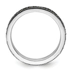 Sterling Silver Stackable Expressions Marcasite Band