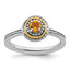 Sterling Silver & 14K Stackable Expressions Citrine Ring