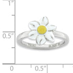 Sterling Silver Stackable Expressions Jonquil Ring